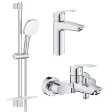 Grohe EUROSMARTнабір змішувачів для ванни (23324003+33300003+26907003), (UA123246M3)