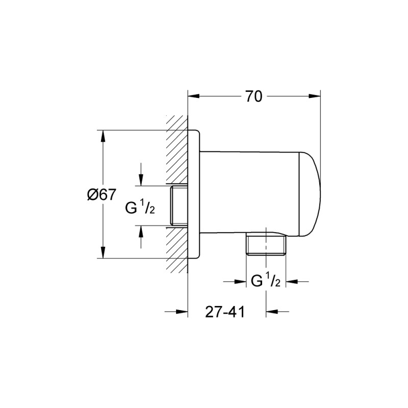 Grohe QuickFix Готовий комплект для гігієнічного душу BauLoop New з Vitalio trigger spray (UA202416QF)