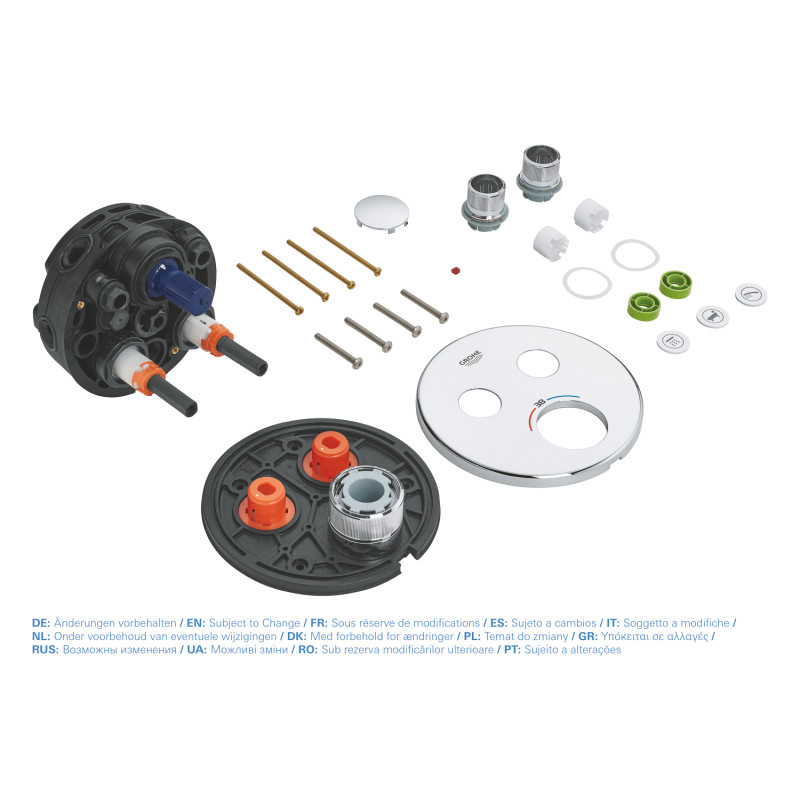 Grohe QuickFix Grohtherm SmartControl Душовий комплект з Vitalio Start 250 (UA202801R2)