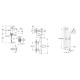 Grohe Набiр змiшувачiв QuickFix Start 3 в 1 для ванни (UA303304TM)