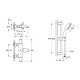 Grohe Precision Start Термостат для ванни + Душовий гарнітур Vitalio Start 100 (UA303907T1)
