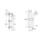 Grohe Precision Start Термостат для душу + Душовий гарнітур Vitalio Start 100 (UA303908T1)