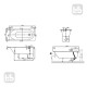 VILLEROY & BOCH OBERON ванна 170*75см з панеллю передньою Profibox alcove 2.0, (UBQ170OBE2V-01+ProfiboxAlcove2.0)