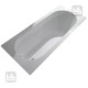 VILLEROY & BOCH Ванна Oberon 170*75 см, (UBQ170OBE2V-01)
