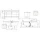 VILLEROY & BOCH SQUARO EDGE 12 вана 170*75 см, (UBQ170SQE2DV-01)