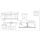 VILLEROY & BOCH SQUARO EDGE 12 ванна 180*80см, колiр бiлий альпiн, (UBQ180SQE7DV-01)