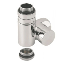 Carlo Poletti Кран відсікаючий трьохосьовий ХРОМ Ø1/2″ SX (лівий) COMBI CORNER (підкл. тену) (V110410BSX)