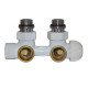 Carlo Poletti Вузел термостатичний FIRST PIASTRE БІЛИЙ кутовий Ø1/2″ З x 3/4″ EK 50 мм ЛІВИЙ (V137112EFSX)