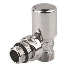 Carlo Poletti Кран радіаторний кутовий ХРОМ Ø1/2″ х 24-19 FIRST (V140111CB)