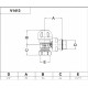 Carlo Poletti Термоклапан кутовий ХРОМ Ø1/2″ FIRST THERMO (V141310CB)
