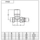 Carlo Poletti Кран-термостат прямий ХРОМ Ø1/2″ х 24-19 FIRST THERMO (V142511CB)