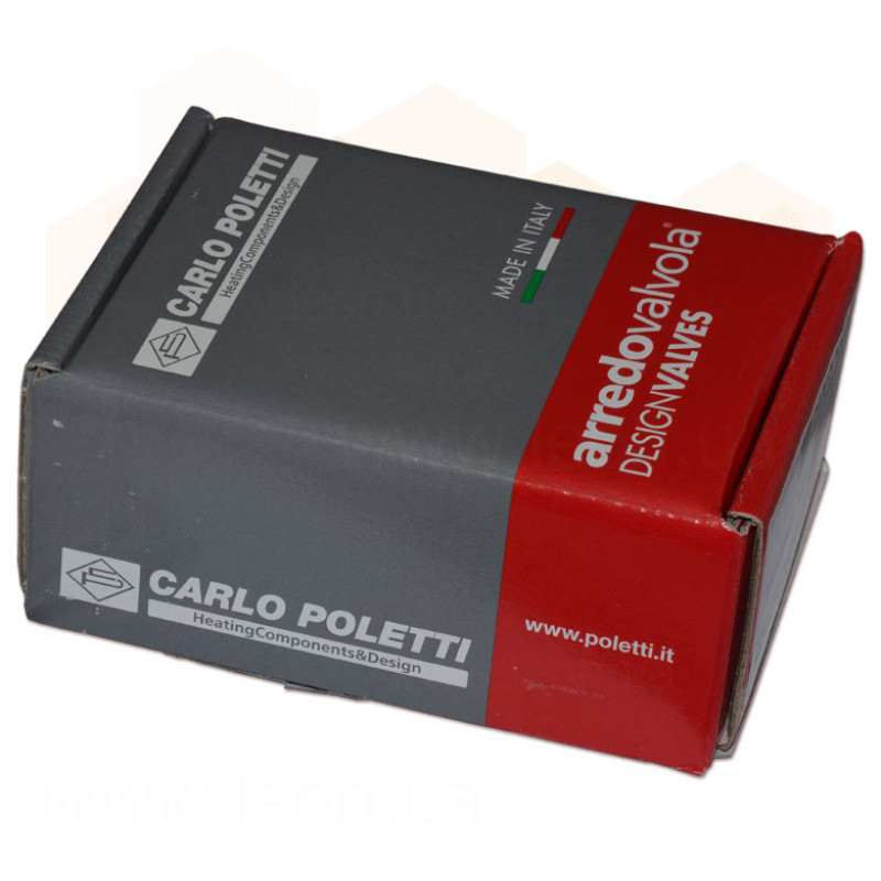 Carlo Poletti Кран відсікаючий кутовий БІЛИЙ Ø1/2″ х 24-19 COMPACT (V150211EF)