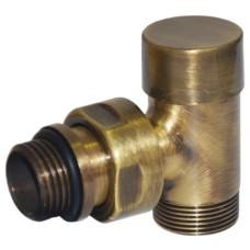 Carlo Poletti Кран відсікаючий кутовий BRUSH BRONZE Ø1/2″ х 24-19 COMPACT (V150211M)