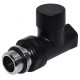 Carlo Poletti Кран відсікаючий прямий BLACK MATTE Ø1/2″ COMPACT (V150810EFS9005O)