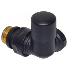 Carlo Poletti Кран відсікаючий трьохосьовий BLACK MATTE Ø1/2″ SX (лівий) FIRST CORNER (V174410EFS9005OSX)