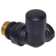 Carlo Poletti Кран відсікаючий трьохосьовий BLACK MATTE Ø1/2″ SX (лівий) FIRST CORNER (V174410EFS9005OSX)