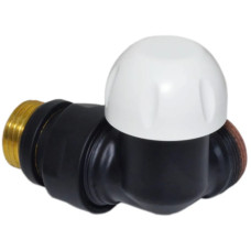 Carlo Poletti Термоклапан трьохосьовий BLACK MATTE Ø1/2″ х 24-19 SX (лівий) FIRST CORNER (V175111EFS9005OSX)