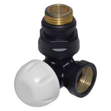 Carlo Poletti Термоклапан трьохосьовий BLACK MATTE Ø1/2″ SX (лівий) FIRST CORNER (V175310EFS9005OSX)