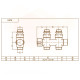 Carlo Poletti Вузел термостатичний TWIN THERMO ХРОМ прямий Ø1/2″ З x 3/4″ EK 50 мм (V37510BSB)