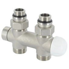 Carlo Poletti Вузел термостатичний TWIN THERMO НІКЕЛЬ прямий Ø1/2″ З x 3/4″ EK 50 мм (V37510QSB)