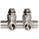 Carlo Poletti Вузел відсікаючий TWIN BRUSH SILVER кутовий Ø1/2″ З x 3/4″ EK 50 мм (V48110JSB)