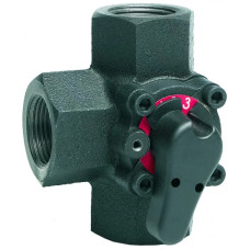 Honeywell 3-х ходовий поворотний клапан PN6, DN20, Kvs 6.3 м3/ч, 2…110 °C, вн. різьба V5433A1031