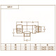 Carlo Poletti Кран-термостат реверсивний БІЛИЙ Ø1/2″ x 24-19 REVERSA-THERMO (V61111EF)