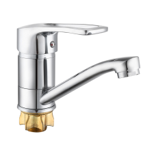 Смеситель для умывальника WEZER VRL126-05, Ø40, гайка, хром