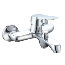 Смеситель для ванны WEZER VRL314-02 с коротким изливом, Ø35, хром