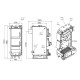 Котел твердопаливний сталевий Thermo Alliance Vulcan V 5.0 SF 15 SD00054027