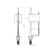 ANI-plast Арматура наповнення WC5550 нижня G1/2
