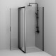Душова кабіна AM.PM Gem Square Pivot 90x90 см без піддону W90UG-404-9090-BT
