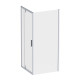 Душова кабіна AM.PM Gem Square Pivot 90x90 см без піддону W90UG-404-9090-MT