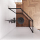 Душова кабіна AM.PM Gem 5-corner Pivot 90x90 см без піддону W90UG-405-9090-BT