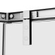 Душова кабіна AM.PM Gem 5-corner Pivot 90x90 см без піддону W90UG-405-9090-MT