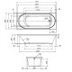 Ванна акрилова 170x70 см AM.PM W94A-170-070W-A1 X-Joy