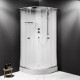 Кабіна душова 90x90, 1/4 кола, профіль мат.хром, скло прозоре W94C-401-090MT AM.PM X-Joy