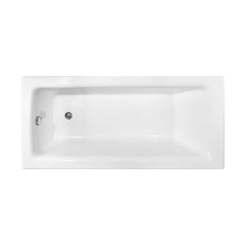 Ванна прямокутна BESCO Talia 130х70 (соло) без ніг #WAT-130-PK