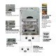Газова колонка MIXXUS GWH-0110 BASIC WHITE димохідна 10 л/хв (колір білий) (WH0022)