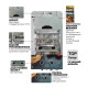 Газова колонка MIXXUS GWH-0310 BASIC GLASS димохідна 10 л/хв (панель зі скла з малюнком) (WH0024)