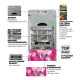Газова колонка MIXXUS GWH-0410 BASIC GLASS димохідна 10 л/хв (панель зі скла з малюнком) (WH0025)