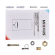 Газова колонка MIXXUS GWH-0610 BASIC GLASS димохідна 10 л/хв (панель зі скла з малюнком) (WH0027)