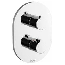 Ravak Chrome CR 064.00 Термостатический смеситель скрытого монтажа ванна/душ без переключателя (X070095)