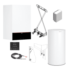 Viessmann Пакет газовий котел Vitodens 200-W, 25 кВт +водонагревач Vitocell 100-W, 200 л (Z021619) (Z021619)