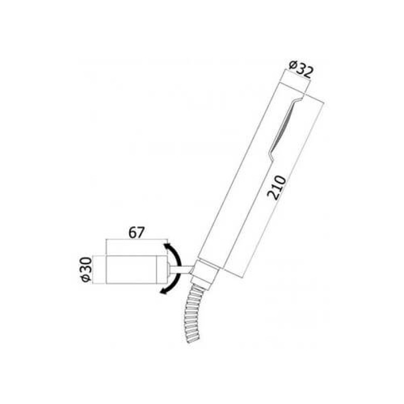 Paffoni Душовий гарнітур Light ZDUP 036 NO (ZDUP036NO)