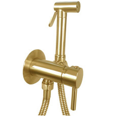 ZDUP110HGSP TWEET ROUND MIX Tondo Набір гігієнічного душу, BRUSHED HONEY GOLD