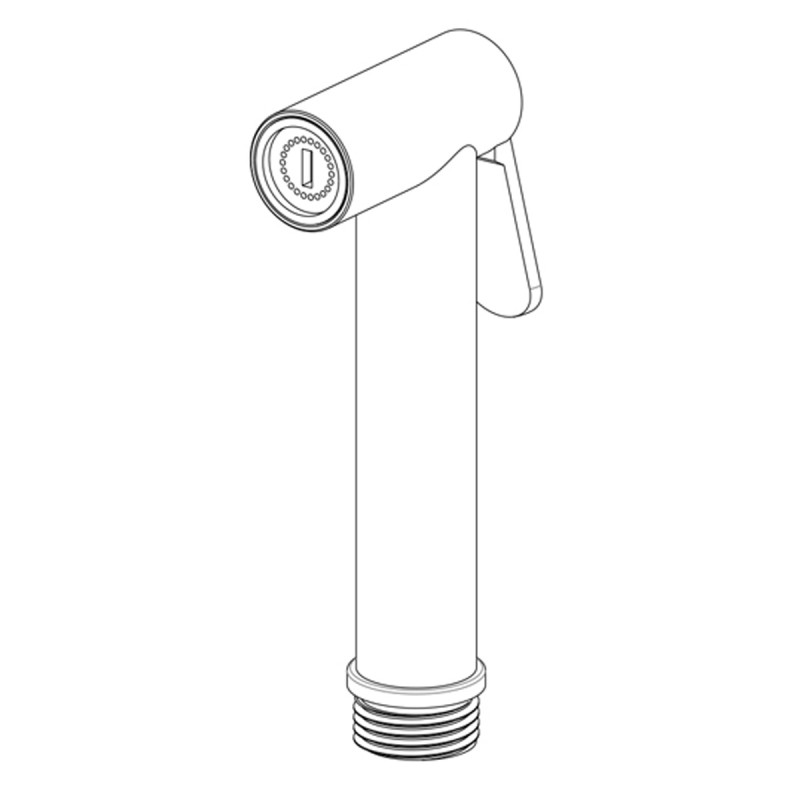 ZDUP128ST TWEET LOCK Набір гігієнічного душу прихованого монтажу, сталь