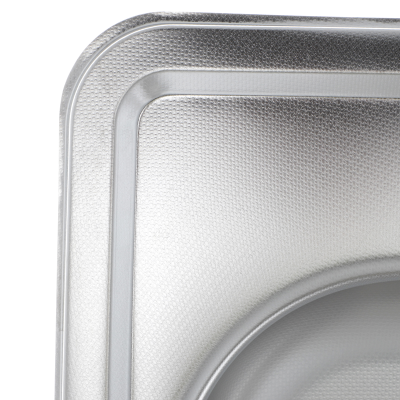 Мойка кухонная Zerix Z4848-06-160D (decor) (ZM0558)