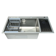 Мойка Zerix ZH8245-SET-08 Micro Decor SS Color из нержавеющей стали (цвет нерж.) (ZM5593)