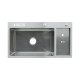Мойка Zerix ZH8245-SET-08 Micro Decor SS Color из нержавеющей стали (цвет нерж.) (ZM5593)